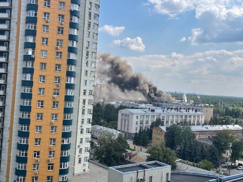 A fire has been reported at the Central Research Institute of Machine Building (TsNIIMash) in Russia's Moscow region.