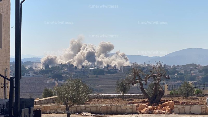️🇱🇧🇮🇱 פיצוץ ישראלי בקנה מידה גדול פקד את העיירה זאוטאר אל שרקיה, דרום לבנון.