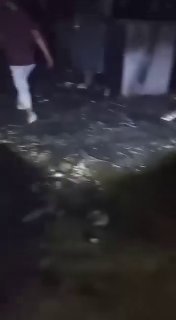 ההשפעות של שריפת מתנחלים קפיטריה ליד אוניברסיטת אל-זייטונה בין אל-לובן אל-שרקיה לסלפית אמש.