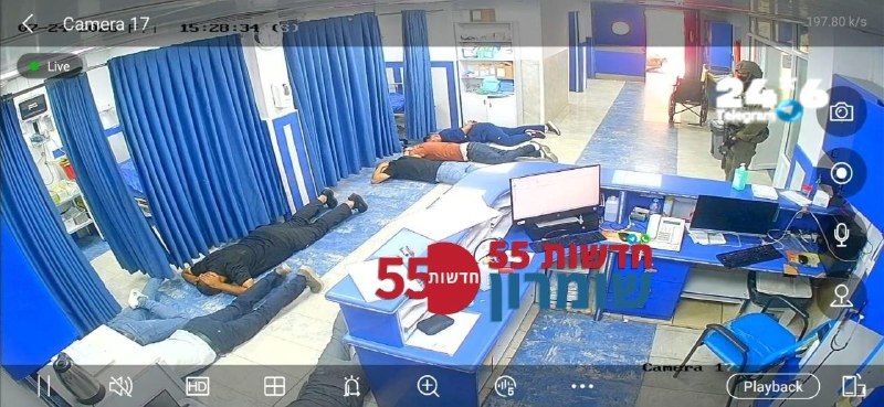 🇮🇱 שכם. כוחות צה"ל ומג"ב בהם יחידות מיוחדות פועלים בבית החולים בשכם לאיתור מחבלים מעורבים בפיגוע שנמלטו ל…