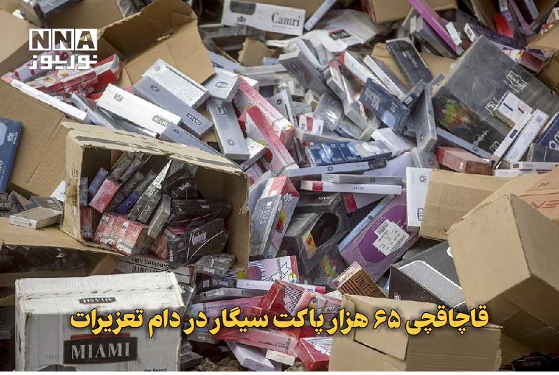 نورنیوز: ✅ قاچاقچی ۶۵ هزار پاکت سیگار در دام تعزیرات🔹 قاچاقچی یک محموله شامل ۶۵ هزار و ۱۰۰ پاکت سیگار و یک هزار و ۲۰۰ پاکت معسل د