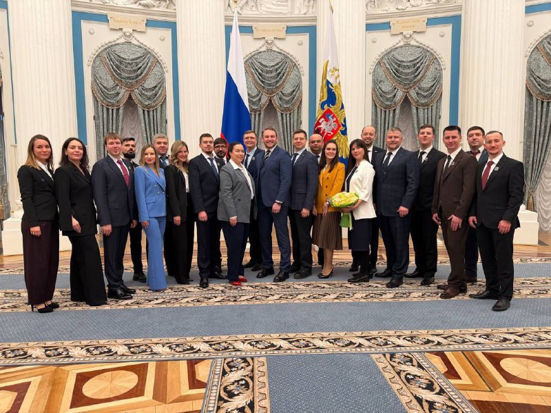 Проректор ДГУ принял участие в церемонии вручения Президентом РФ премий молодым учёным. фото