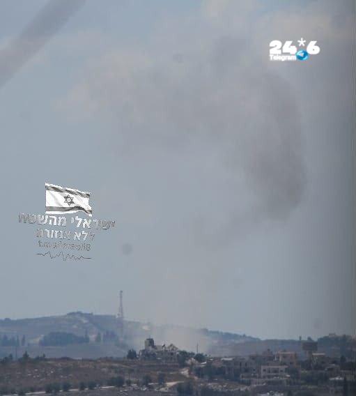 🇮🇱 : חיל האוויר הפציץ יעד טרור של חיזבאללה בכפר תבנית, דרום לבנון.