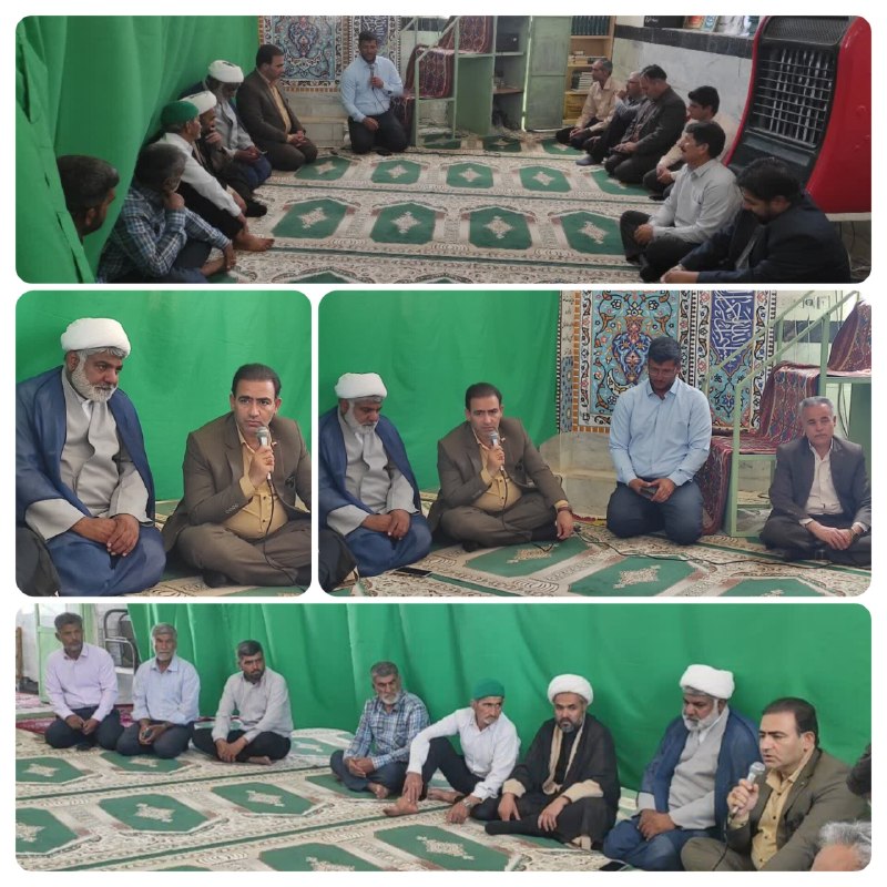 طبسیا 🌴: #هفته_دولتگفتوگوی نماینده عالی دولت با مردم روستای مرغوب؛✅دکتر اشرفیان معاون استاندار و فرماندار ویژه شهرستان طبس همزما