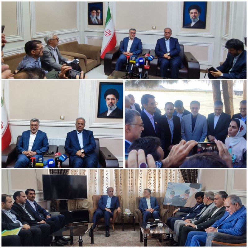 آخرین خبر سیستان و بلوچستان: ♦️ورود وزیر بهداشت به زاهدان / برگزاری نشست خبری در پاویون فرودگاه🔹وزیر بهداشت، در جریان سفر استانی خود، در کنفرانس مطبو