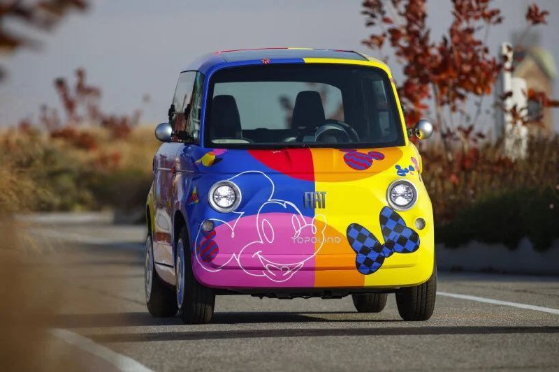 Fiat к столетию Disney выпустил серию “Миккимобилей” 2