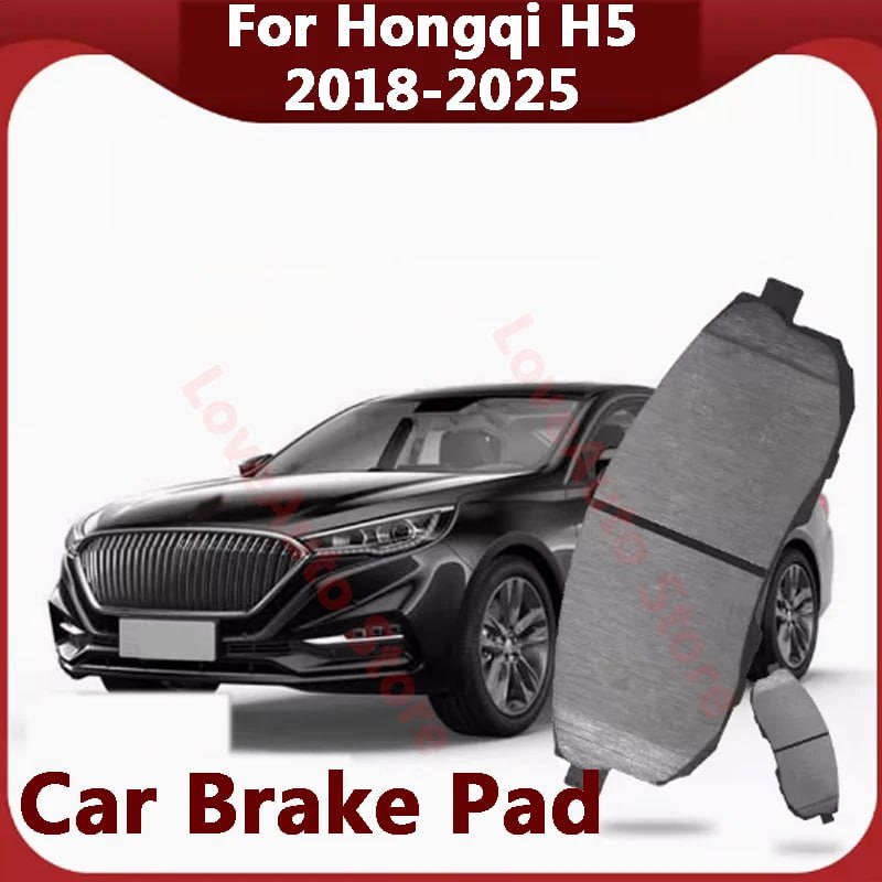 Для Hongqi H5 2018-2025 автомобильные тормозные колодки керамические передние и задние колеса тормоз