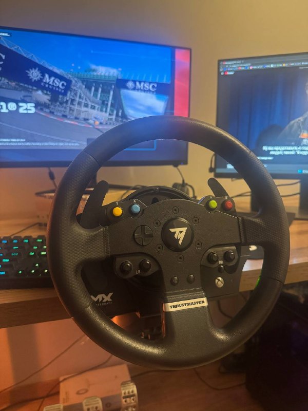 Продам игровой руль Thrustmaster TMX PRO