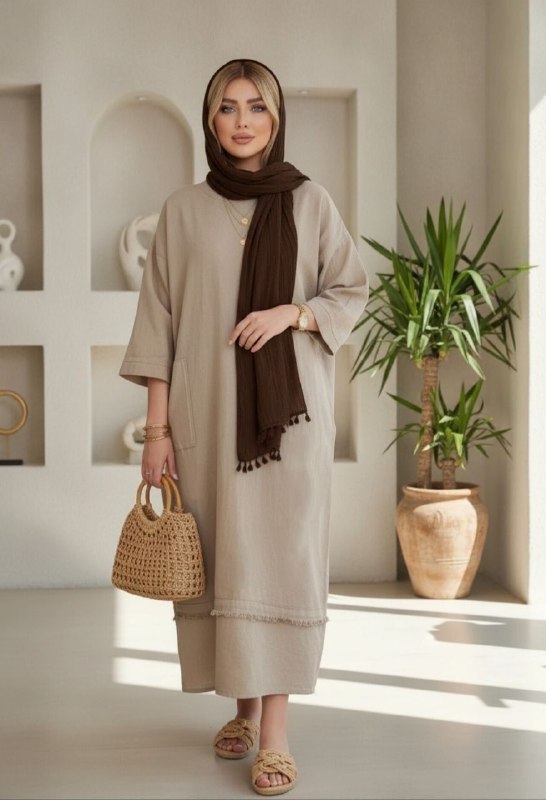 ناریکا لباس: 👚پیراهن مدل آناشید👚کیفیت عالی ,دوخت مزونی🌸کد محصول: 06720سایزبندی:فری سایز مناسب... 38تا52دور سینه130حدود قد: 125جنس : ا