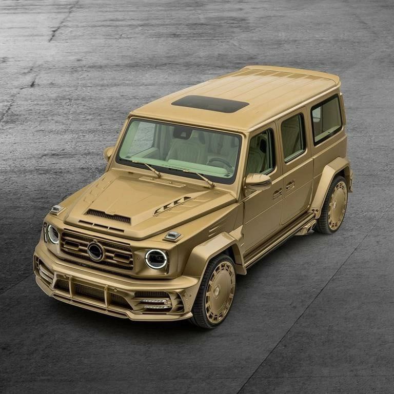 MANSORY ПРЕВРАЩАЕТ G-CLASS В ЗОЛОТОЙ СЛИТОК НА КОЛЕСАХ