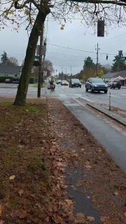 Bike lane sweeper is in actionScience and facts💡