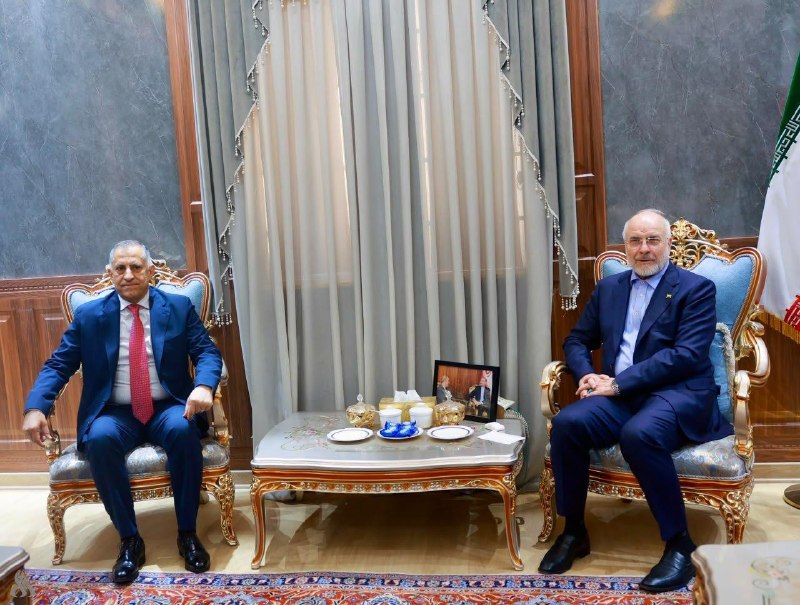 خبرفوری 🔖: 🔻مشاور امنیت ملی عراق در دیدار با قالیباف: بغداد بر تقویت روابط راهبردی با تهران مصمم است🔹قاسم العبودی، مشاور امنیت ملی