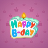 B-Day Candle #49
