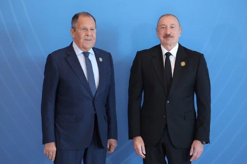 A meeting between Aliyev and Lavrov in Baku Russian Foreign Minister Sergey Lavrov and President of Azerbaijan Ilham Aliyev met on the sidelines of the conference for interaction and confidence building in Asia (kitty).