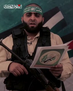 كتائب القسام تنشر مشاهد للقائد سامي القططي قبل استشهاده
