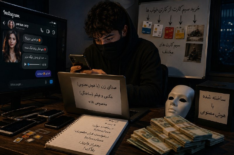 📚 عجایب جهان 📚: 🔴 یه کلاهبرداری عجیب با هوش مصنوعی که تو مشهد لو رفت!طبق گزارش خبرنگار حوادث، یه پسر جوون سیم‌کارت چند تا کارتن‌خواب رو 