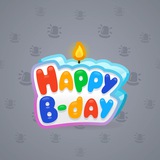 B-Day Candle #137