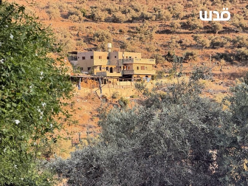 ביתו של האסיר דוואס חסון, שהכיבוש מאיים להרוס, בכפר בית אמרין, צפונית מערבית לשכם.