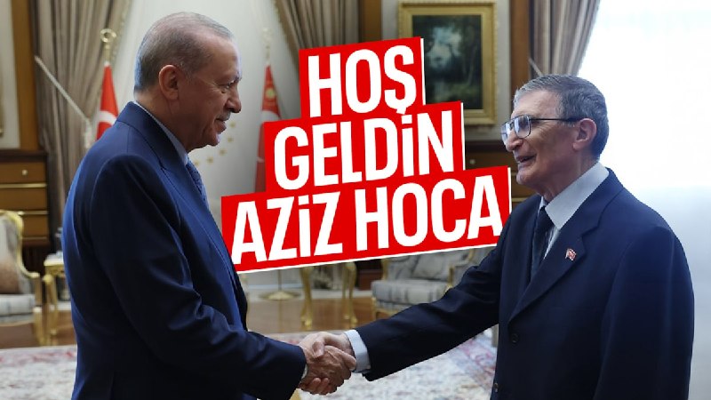 הנשיא ארדואן קיבל את עזיז סנקר ורעייתו עבור לחדשות