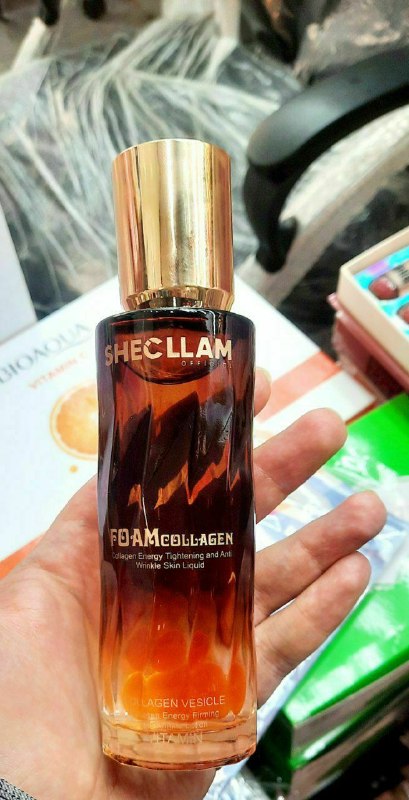 💄لوازم آرایشی و بهداشتی گناوه بیوتی 💅: فوم کلاژن ساز شیگلمShecllam حاوی کلاژن فعال برای سفت‌سازی و افزایش استحکام پوست• کاهش افتادگی و بهبود فرم صورت• آبرسانی 