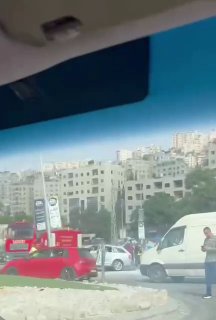 תאונת דרכים בכיכר טלעת תוניס