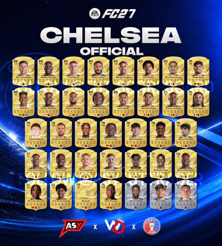 EA SPORT FIFA: #رسمیریتینگ رسمی ۲ تا دیگ از تیم های PL معرفی شدنManchester UnitedChelsea📣 کامنت 💬 و ری اکشن ❤️🔥 فراموش نشه ستونا 🌹➖➖➖➖