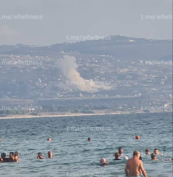 ️🇱🇧🇮🇱 פיצוץ ישראלי מכוון אל העיירה אל מנצורי, דרום לבנון.