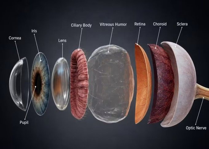 The human eye is one of the most complex organs in the body.