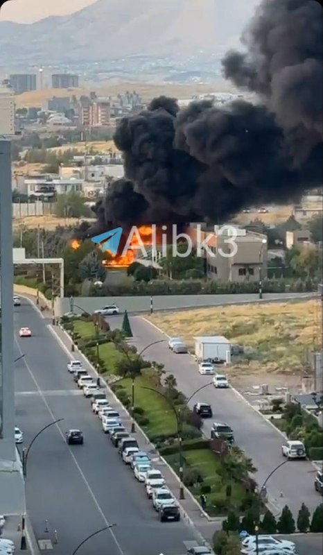 פיצוץ ואש פרצו בנפת סולימניה שבצפון עיראק.