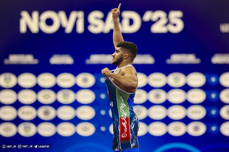 World Championship Wrestling; Farooqi is Iran's third finalist.