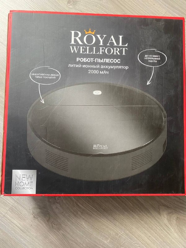 ПРОДАМ: Робот-пылесос Royal Wellfort 🧹✨ — фото 1