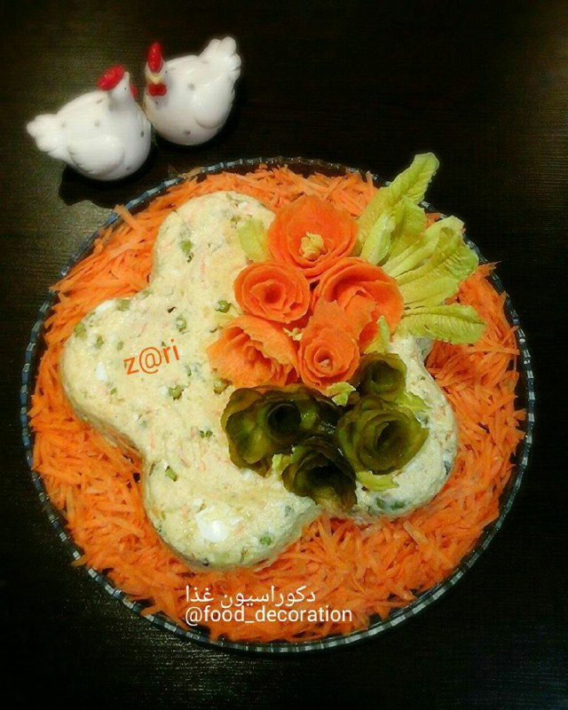 تزئینات و دیزاین سالاد: @Tazinat_Salad
