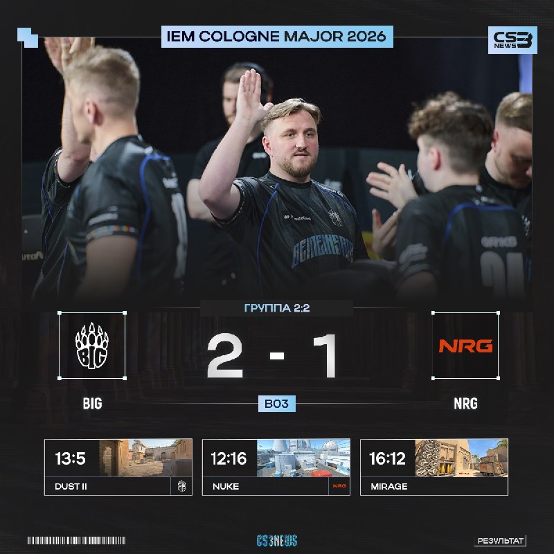 ОНИ ЭТО ВЫИГРАЛИ НАХУЙ — BIG ПОСЛЕДНИЙ УЧАСТНИК ВТОРОЙ СТАДИИ IEM COLOGNE MAJOR 2026