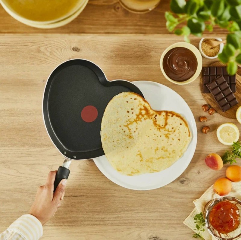 Сковорода Tefal в форме сердца 25 см, антипригарное покрытие, есть индикатор нагрева. Газ, электричество подходит почти ко всему. Титановое покрыти... - изображение 6 - сковорода, покрытие, telegram