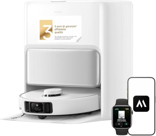 MOVA P50 PRO ULTRA ROBOT ASPIRAPOLVERE, BIANCO
