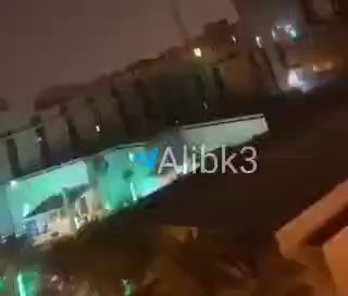The moment the explosions went off in Riyadh.
