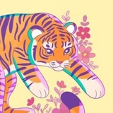кнежный тигр