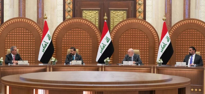 رئيس مجلس القضاء الأعلى يحضر اجتماع ائتلاف إدارة الدولة