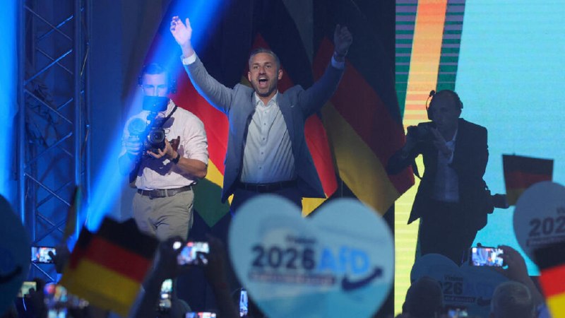 הימין הקיצוני בגרמניה, AfD, רואה ניצחון המדינה ההיסטורי בבחירות סקסוניה-אנהלט