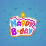 B-Day Candle #214
