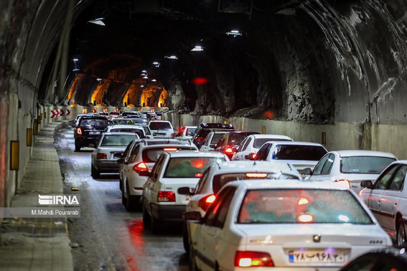 המצב האחרון של הכבישים/עומס הכבד בח'לוס ואזדרה מטהרן-צפון