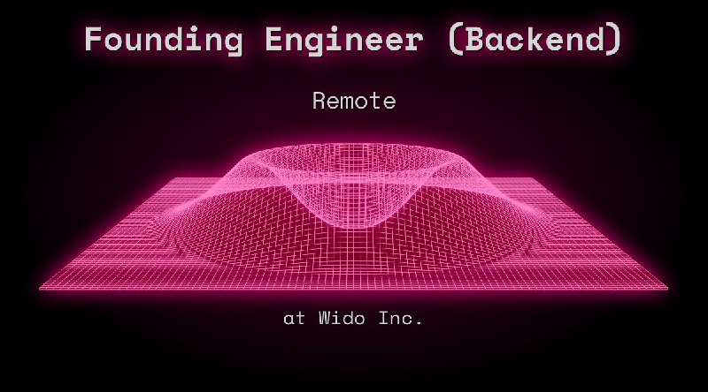 Web3 Founding Engineer (Backend/Solidity), Fully Remote at Wido Inc.