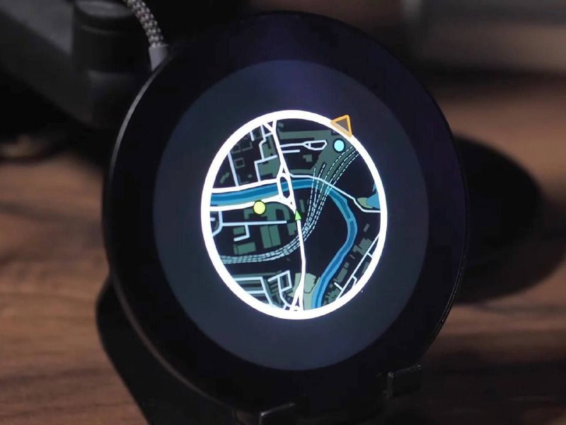 Мини-карта из NFS Most Wanted в реальной машине 3