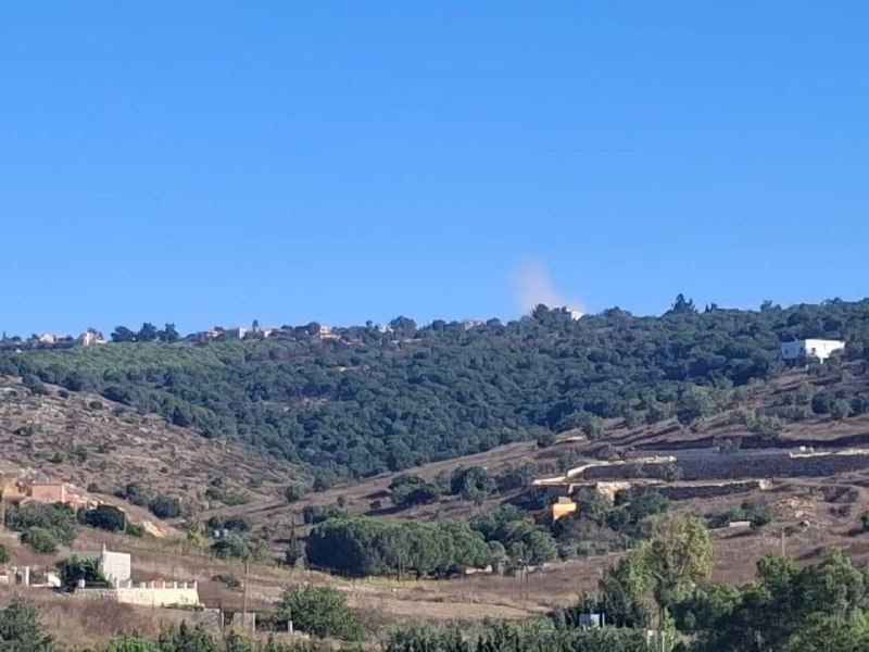 🚨 Artillery bombardment towards the town of Beit Yehon