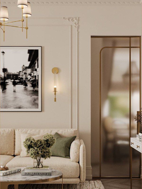 Заказчики купили эту квартиру из-за вида из окна, французского балкона, ну и потому что влюбились в атмосферу старого фонда времен Сталинского ампи... - изображение 3 - заказчики, купили, эту