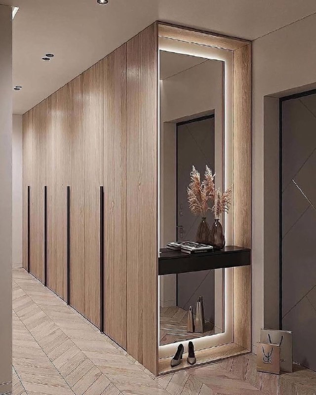 Какой из вариантов прихожей вам нравится больше всего 1, 2, 3, 4, 5, 6 или 7? МЫ В МАХ подписаться - изображение 6 - какой, вариантов, прихожей