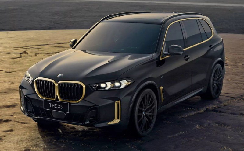 BMW X5 получила новую спецверсию с «золотым» декором 2