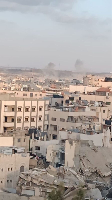 قصف مدفعي يطال حي التفاح شرقي غزة