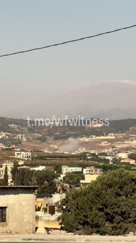 ️🇮🇱🇱🇧 דיווחים ראשוניים מצביעים על שני פצועים בעקבות תקיפת המל"ט בנבטי, לבנון.