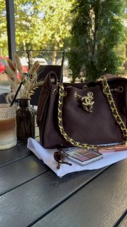 Chanel Chanel 25 Chocolate Handbag, фото 14